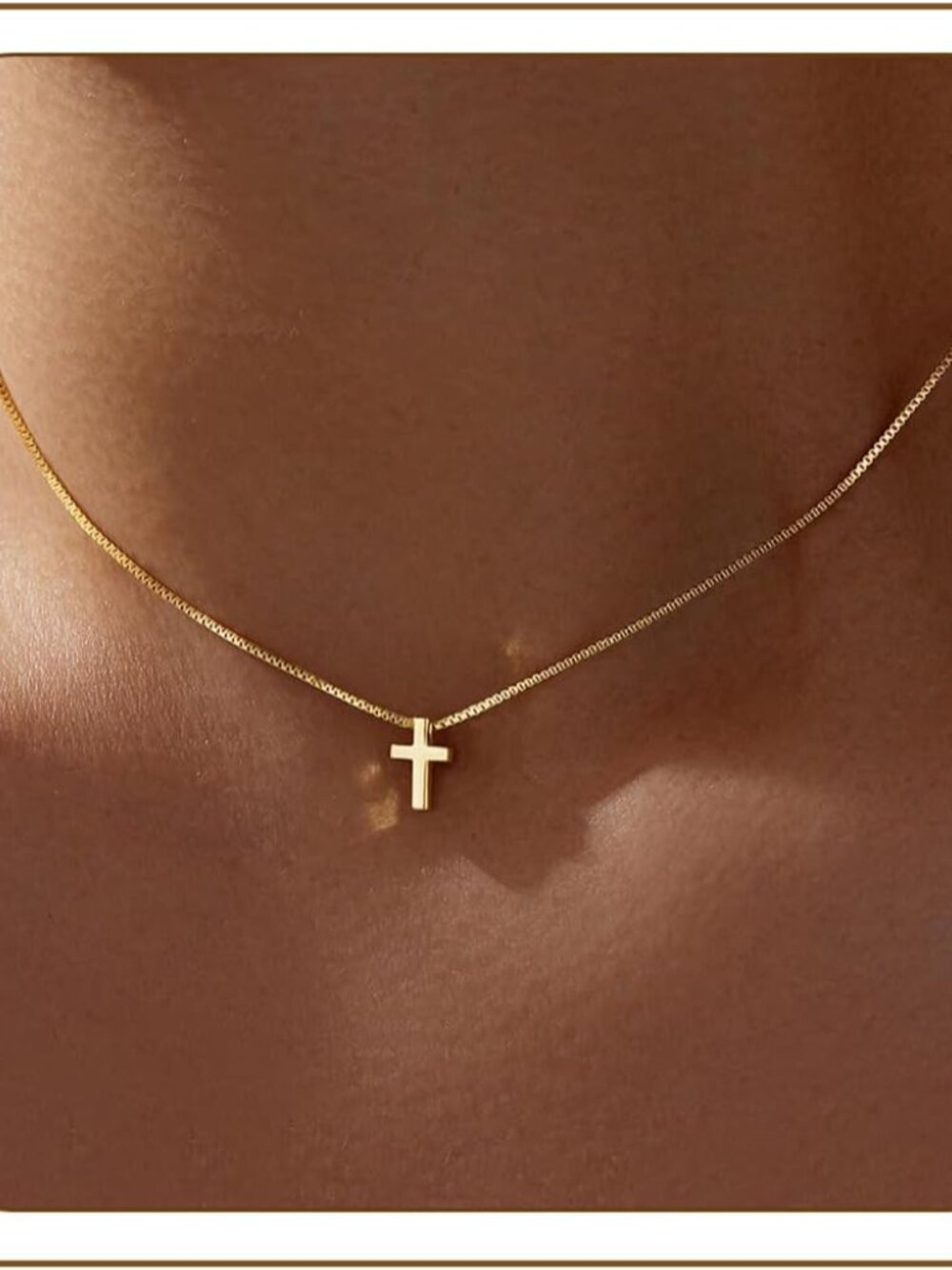 Graduation Gift for Her 2026 Cross Necklace for Women Teen Girls, Dainty 14K Gol